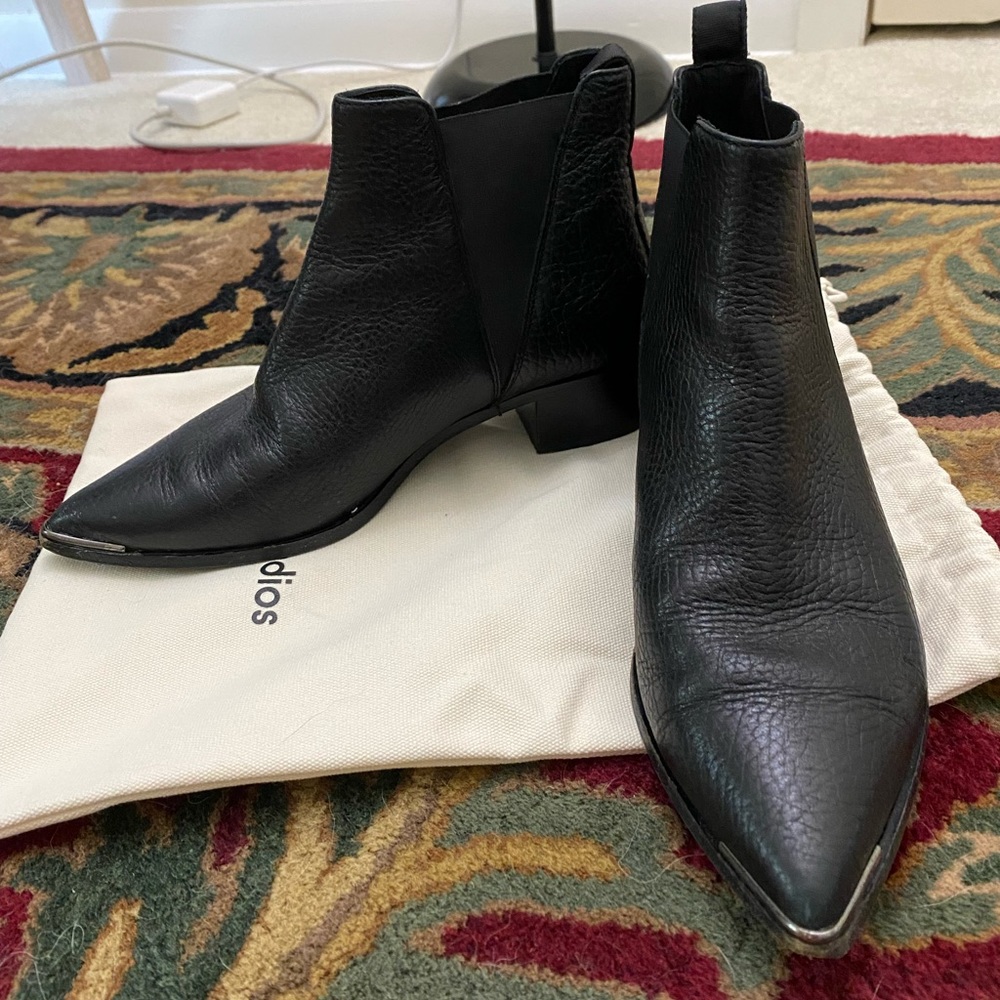 Acne Studios Black Ankle Boots